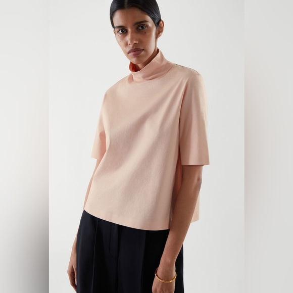 COS | Boxy Mock Neck Top size L - Picture 1 of 8